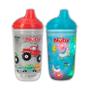 Imagem de Kit 2 copos pisca-pisca térmico com bico rigido 300ml nuby antivazamento