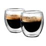 Imagem de Kit 2 Copos Vidro Borossilicato Parede Dupla Café 80ml
