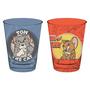 Imagem de Kit 2 Copos Vidro Tom e Jerry Hanna Barbera 300ml