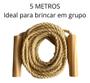 Imagem de Kit 2 Cordas De Pular Coletiva Infantil 5m Sisal Envio 24h