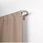 Imagem de Kit 2 Cortinas Blackout Importadas Bege - 127X0,33X213,36Cm