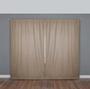 Imagem de Kit 2 Cortinas Blackout Importadas Bege - 127X0,33X213,36Cm