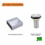 Imagem de Kit 2 Cubas Q32 com Válvula Metal Compace