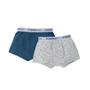 Imagem de Kit 2 Cuecas Boxer Infantil Hering Kids Algodão 576L Cinza