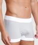 Imagem de Kit 2 cuecas boxer listrada masculina poliéster confortável