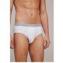 Imagem de Kit 2 Cuecas Hering Slip Com Elástico Algodão Preto e Branco