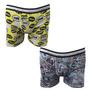 Imagem de Kit 2 Cuecas Modelo Short Boxer Masculna Moda Íntima