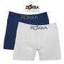 Imagem de Kit 2 Cuecas Zorba Masculina Seamless Boxer Box Algodão Cotton Sem Costura Com Maior Conforto