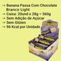 Imagem de Kit 2 Cx Barra de Fruta Banana Com Chocolate Branco Light Tradicional Natural 20x28g