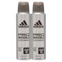 Imagem de Kit 2 Desodorante Adidas Masculino Pro Invisible Aerossol Antitranspirante 150ml
