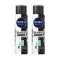 Imagem de Kit 2 Desodorante Antitranspirante Aerosol Nivea Men Invisible Black & White Fresh 150ml