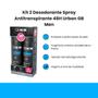 Imagem de Kit 2 Desodorante Spray Antiperspirante 48H Urban GB Men