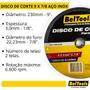 Imagem de Kit 2 Disco de Corte 9 x 7/8 Aço Inox Beltools