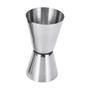 Imagem de Kit 2 Dosador Duplo Inox Medidor Bebida Drink Bar 25/50Ml