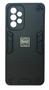 Imagem de Kit 2 em 1 Capa Capinha Armadura Resistente + Película 9D de Cerâmica para Samsung Galaxy A52  Cor:Preto