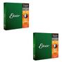 Imagem de Kit 2 Encordoamentos Baixo 5 Cordas 045 Elixir Light Long Scale Nanoweb Made In USA 14202