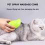 Imagem de Kit 2 Escova Spray Vapor 3 Em 1 Cães Gato Massagem Pêlos
