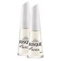 Imagem de Kit 2 Esmalte Risqué Cor Renda Natural Hipoalergênico com 8ml