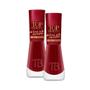 Imagem de Kit 2 Esmalte Top Beauty Cores de Outro Mundo Cor Planeta Vermelho 9ml