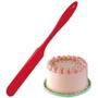 Imagem de Kit 2 Espátulas De Confeiteiro Em Silicone Vermelho Bolo
