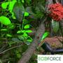 Imagem de Kit 2 Espeto Refletor Led Spot Solar Verde Externo Jardim