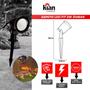 Imagem de Kit 2 Espetos Luminárias Jardim Led 5w Branca Morna 3000k