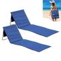 Imagem de Kit 2 Espreguiçadeira Dobrável De Praia Piscina Com Alça Bolso 160x55cm - Tobee