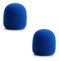 Imagem de KIT 2 Espuma para Microfone Azul SM58