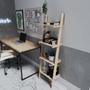 Imagem de Kit 2 Estantes Reforçado De Sala Simples Design Clássico 