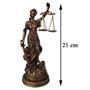 Imagem de Kit 2 Estátuas Themis Dama Da Justiça Símbolo Direito Advocacia