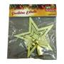 Imagem de Kit 2 Estrelas Ponteira Dourada 13 Cm Árvore Natal Decoração