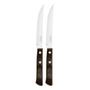 Imagem de Kit 2 Facas Churrasco Tramontina Polywood Inox Cabo Castanho