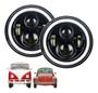 Imagem de Kit 2 Farol Angel Eyes Defender Led Jeep Troller Fusca Kombi