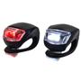 Imagem de Kit 2 Farol lanterna LEDs Dianteiro e Traseiro lanterna para Bicicleta HJ008-2 LifetimeLED