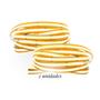 Imagem de Kit 2 Fita De Led 5m Cob 360 Leads Branco Quente 3000k