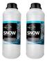 Imagem de Kit 2 Fluído Liquido Máquinas De Neve Snow 1 Litro Nevoa