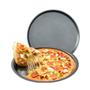 Imagem de Kit 2 Forma De Pizza Aço Carbono 36Cm Assadeira Antiaderente
