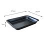 Imagem de Kit 2 Formas Retangulares Antiaderentes Alumínio Assar Alimentos Carnes Frangos Assadeiras Preparar Receitas Utensílios Cozinha Forno