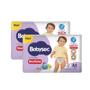 Imagem de Kit 2 Fralda Shortinho Babysec Premium Tamanho M com 60 Fraldas Descartáveis