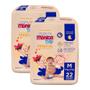 Imagem de Kit 2 Fralda Turma da Mônica Baby Premium Jumbo M com 22un cada