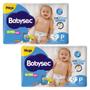 Imagem de Kit 2 Fraldas Babysec Galinha Pintadinha Ultrasec Mega Tamanho P 42 unidades cada