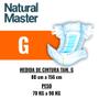 Imagem de Kit 2 Fraldas Geríatrica Natural Master G com 8un cada