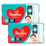 Imagem de kit 2 Fraldas Pampers Supersec Hiper M - 52 Tiras
