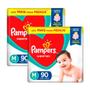 Imagem de Kit 2 Fraldas Pampers Supersec Jumbo M - 180 Tiras