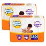 Imagem de Kit 2 Fraldas Pom Pom Protek Proteção de Mãe Jumbo P com 30un cada