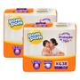 Imagem de Kit 2 Fraldas Pom Pom Protek Proteção de Mãe Mega XG com 38un cada