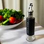 Imagem de Kit 2 Frascos Galheteiro Vidro Elegante Dosador Porta Azeite Oliva Vinagre Óleo Utensilio De Cozinha Temperar Alimentos Multiuso