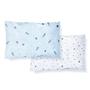 Imagem de Kit 2 Fronhas Papi 31x22cm Travesseiro c/ Furos Espaço Azul
