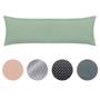 Imagem de Kit 2 Fronhas Para Travesseiro de Corpo Body Pillow Toque Acetinado 40cm x 130cm Altenburg Slim Organic