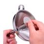 Imagem de KIT 2 Funil Inox 15cm com Peneira Removível